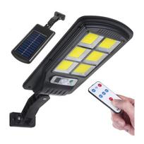 OCB Led lauko žibintas su saulės baterija ir valdymo pulteliu 150LED