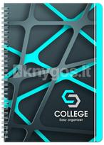 Knyga su spirale B5 150lap.70g COLLEGE lang.