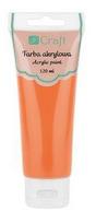 Akriliniai dažai 120ml, oranžiniai