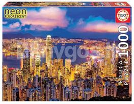 Dėlionė (puzzle) 1000 NEON HONG KONG SKYLINE 12-99 metų