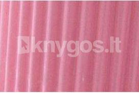 Gofruotas kartonas 50x70cm Folia rožinis