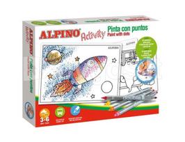 Spalvinimo rinkinys (dvipusiai flomasteriai) ALPINO Activity 12sp