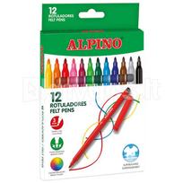 Flomasteriai ALPINO 12sp