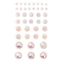 Lipnūs kristalai 40vnt OPALESCENT CREAM