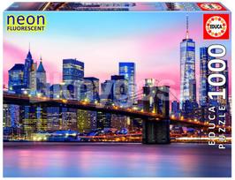 Dėlionė (puzzle) 1000 BROOKLYN BRIDGE NEON 14-99metų
