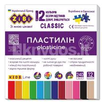 Plastilinas CLASSIC KIDS Line 12sp 240g