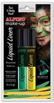 Veido dažai ALPINO Liquid liner geltoni+žali