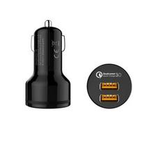 CC-T8 ultra-fast car charger 2xUSB 3.0 6A 36W + micro USB cable 1m