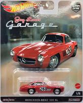 Hot Wheels Premium Modeliukas Mercedes Benz 300SL #263 *Jay Leno's Garage*, red (yra sandėlyje)
