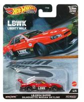 Hot Wheels Premium Mountain Drifters Modeliukas Liberty Walk ER34 Super Silhouette Nissan Skyline 4/5 Red