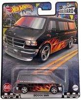 Hot Wheels Premium Boulevard Modeliukas Dodge Van Black Fire