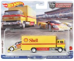 Hot Wheels Premium Team Transport Modeliukas Sakura Sprinter & Porsche 962 *Shell*