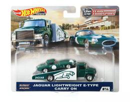 Hot Wheels Premium Team Transport Modeliukas Carry On & Jaguar Lightweight E-Type *Jaguar*