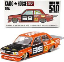 Mini GT Kaido House Modeliukas Kaido House Datsun 510 Pro Street SK510, orange/black