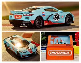 Matchbox Modeliukas 2022 Matchbox Mattel Creations 2020 Corvette C8 Gulf Sealed (yra sandėlyje)