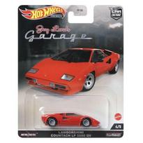 Hot Wheels Premium Modeliukas Lamborghini Countach LP 5000 QV *Jay Leno's Garage*, red (yra sandėlyje)