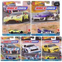 PRE-ORDER Hot Wheels Premium Modeliukas Car Culture Race Day (1977 Ford Capri,Porsche 935,Aston Martin Vantage GTE,Audi R8 LMS,1994 Mercedes Benz C)