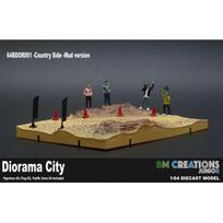 PRE-ORD3R BM Creations Modeliukas Rally Diorama Country Side Mud Version.