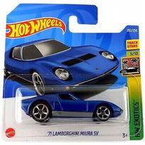 Hot Wheels Modeliukas 71 Lamborghini Miura SV Blue Hot Wheels HW Exotics 2022 #202 Short Card