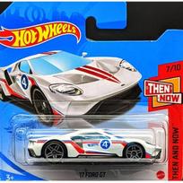 Hot Wheels Mainline Modeliukas 17 Ford GT White