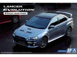 PRE-ORD3R Aoshima Modeliukas 2015 Mitsubishi CZ4A Lancer Evolution X Final Edition, plastic modelkit