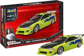 PRE-ORD3R Revell - Germany Surenkamas modeliukas 1995 *Fast & Furious* Brian's Mitsubishi Eclipse, plastic modelkit