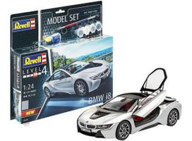 PRE-ORD3R Revell - Germany Surenkamas modeliukas 1/24 BMW i8 level 4, plastic model set with Paint, glue and paint brush