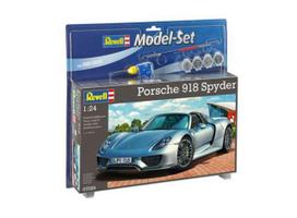 PRE-ORD3R Revell - Germany Surenkamas modeliukas Model set Porsche 918 spyder, plastic modelkit with glue, paint and pencil