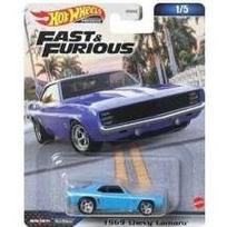 Hot Wheels Premium Fast and Furious Modeliukas 1969 Chevrolet Camaro, blue 1/5 (yra Sandėlyje)