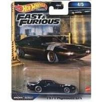 Hot Wheels Premium Fast And Furious Modeliukas 1971 Plymouth GTX, black 4/5 (yra sandėlyje)