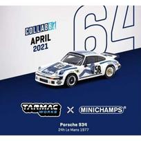 Tarmac Works Modeliukas Porsche 934 #58 24h Le Mans 1977, blue/white