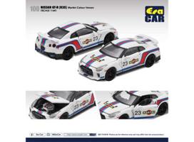 PRE-ORD3R Era Car Modeliukas 2020 Nissan GT-R (Martini Colour Version), white/red/blue