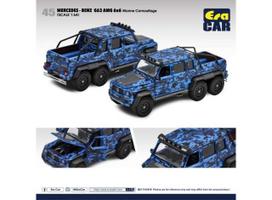 PRE-ORD3R Era Car Modeliukas Mercedes Benz G63 AMG 6X6 Flame Camouflage, marine blue