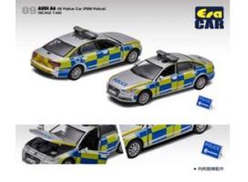 PRE-ORD3R Era Car Modeliukas Audi A6 England Police Car *PSNI Police*, grey/blue/green