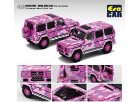 PRE-ORD3R Era Car Modeliukas Mercedes Benz G63 1st SP Edition, pink camouflage