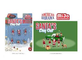PRE-ORD3R American Diorama Figūrėlės Santa's Day Out Figure set, various (Car Not Included !!)
