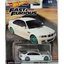 Hot Wheels Premium Modeliukas BMW M3 E46 White Fast & Furious (yra Sandėlyje)