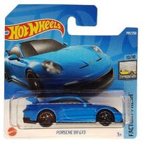 Hot Wheels Modeliukas Porsche 911 GT3 blue 2023 short card (yra Sandėlyje)