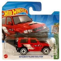 Hot Wheels Modeliukas Mitsubishi Pajero Evolution red short card