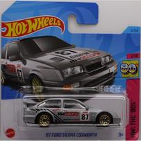 Hot Wheels Modeliukas '87 Ford Sierra Cosworth Grey Silver Short Card