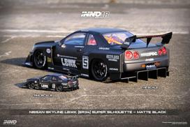 Inno18 Modeliukas 1/18 *Resin* Nissan Skyline *LBWK* (ER34) Super Silhouette, matt black (yra Sandėlyje)