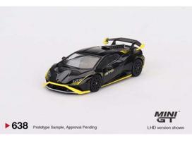Mini GT Modeliukas Lamborghini Huracan STO, nero noctis