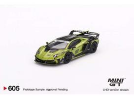 Mini GT Modeliukas Lamborghini LB-Silhouette Works Aventador GT EVO, lime