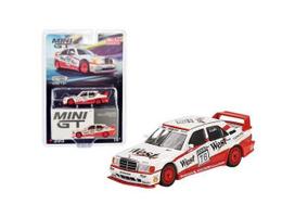 Mini GT Modeliukas Mercedes-Benz 190E 2.5-16 Evolution II #78 Lohr, white/red