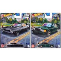 Hot Wheels Premium Modeliukas 84. Mercedes-Benz 190 E 2.5-16 + 83. ’70 Dodge HEMI Challenger