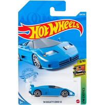 Hot Wheels Modeliukas Bugatti EB110 SS Blue  Long Card