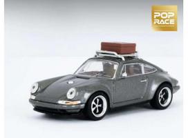 Pop Race Limited Modeliukas Porsche Singer with Luggage, grey