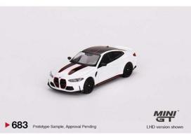 Mini GT Modeliukas BMW M4 CSL, alpine white