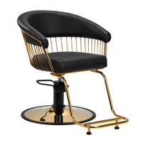 Kirpyklos kėdė GABBIANO HAIRDRESSING CHAIR LILLE GOLD BLACK