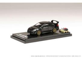 PRE-ORD3R Hobby Japan Modeliukas 2018 Subaru WRX STi EJ20 Final Edition Full Packakge Engine Display Model, crystal black silica